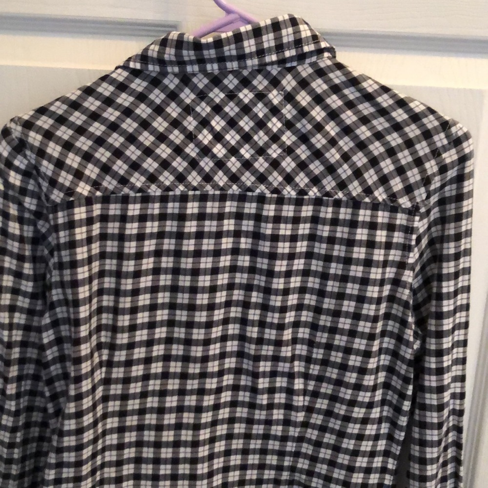 Aeropostale Button Down Blouse Top Sz Medium Juniors - Picture 8 of 8